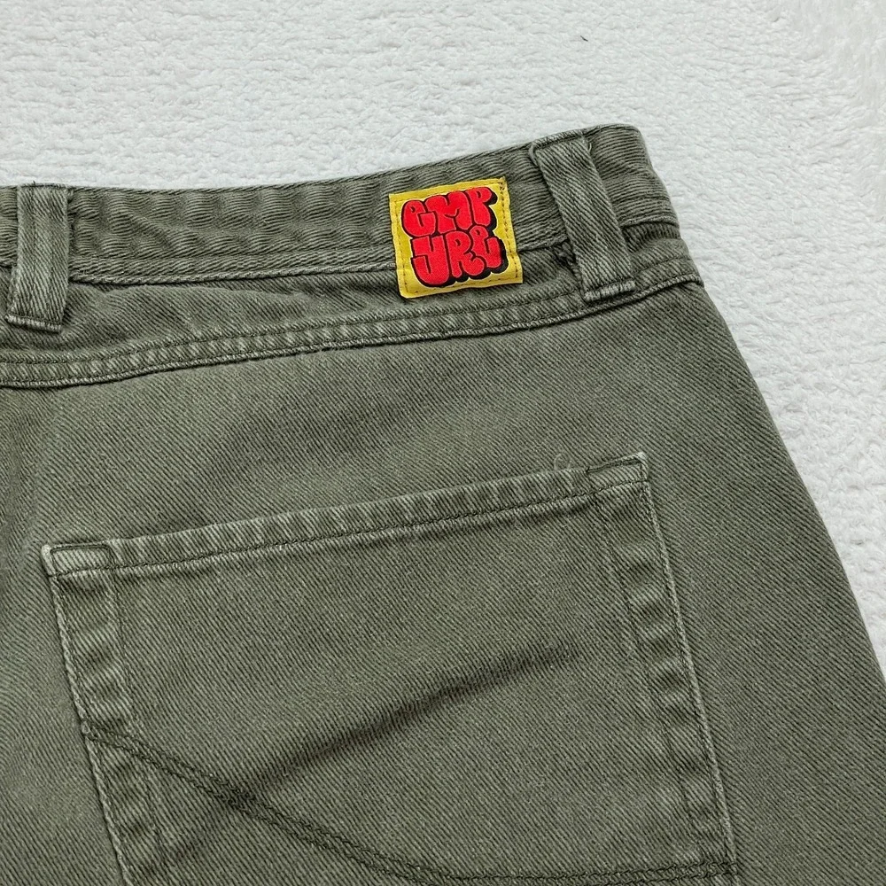 Empyre Skate Pants Olive Green Relax‎ Fit Mens Size 34x29 Hip Hop Streetwear
